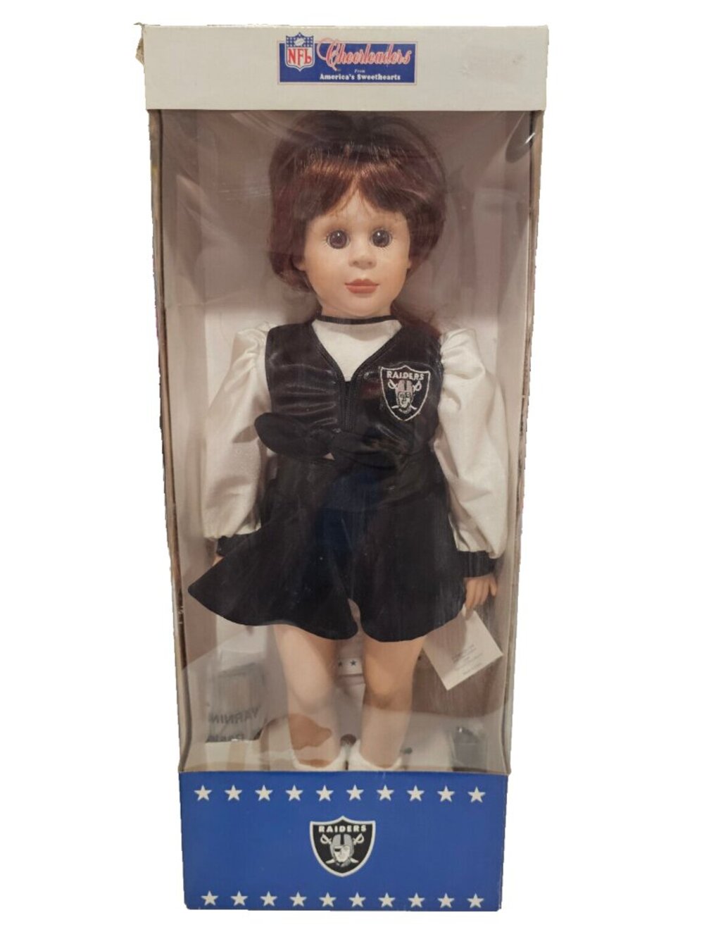 VTG 1998 NFL Cheerleader America's Sweethearts 18in Doll "Oakland Raiders" NIB